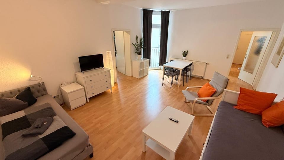 Living room, Dining area, Bedroom