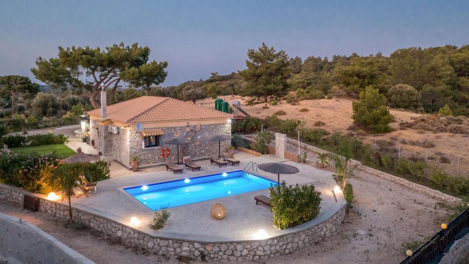 Property building, Patio, Natural landscape, Garden, Garden view, Pool view, Swimming pool, sunbed