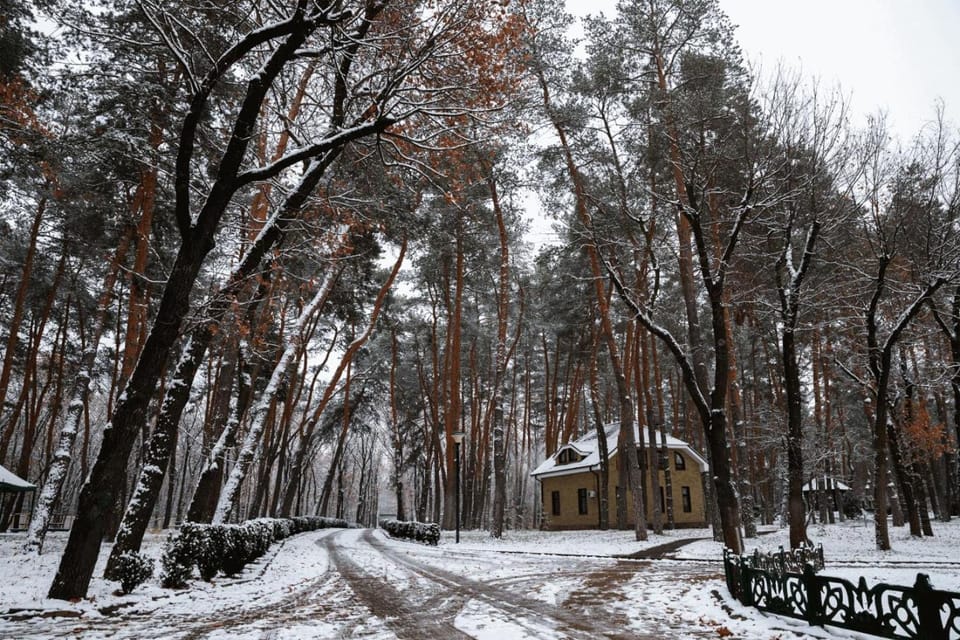 Property building, Day, Natural landscape, Winter, Hiking