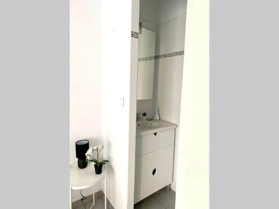 Bathroom, hair dryier