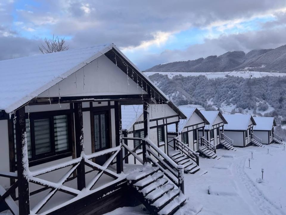 Property building, Facade/entrance, Winter, View (from property/room)