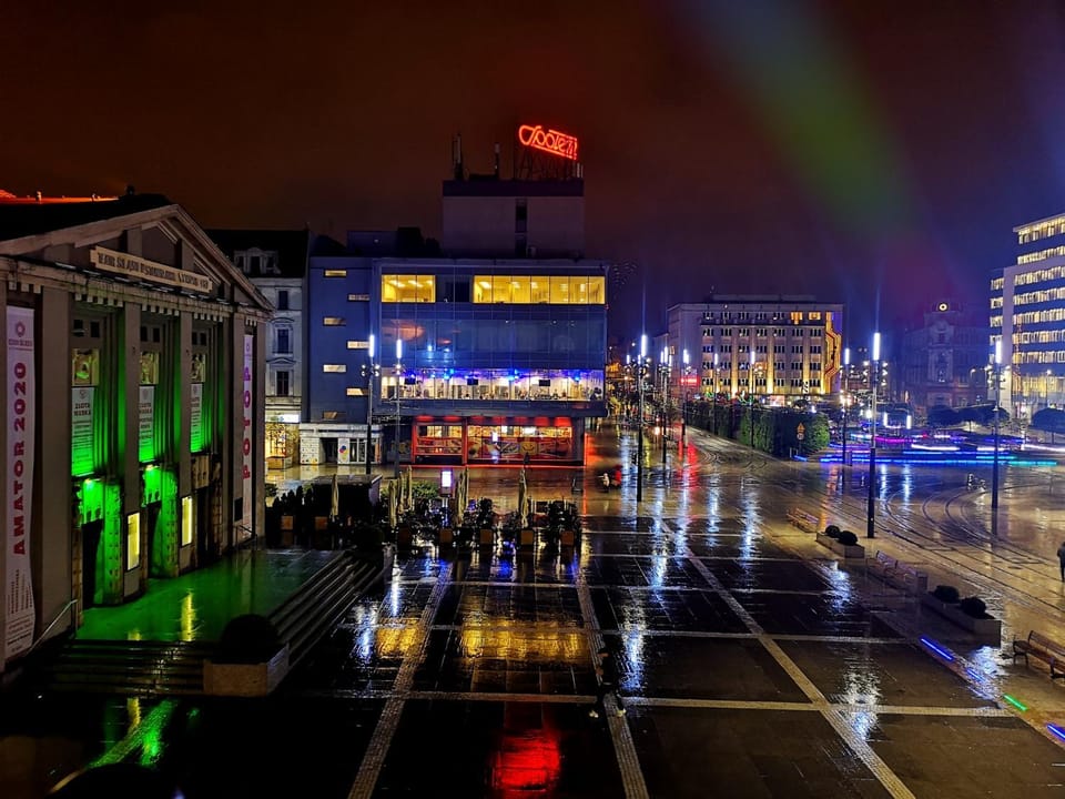 Night, City view