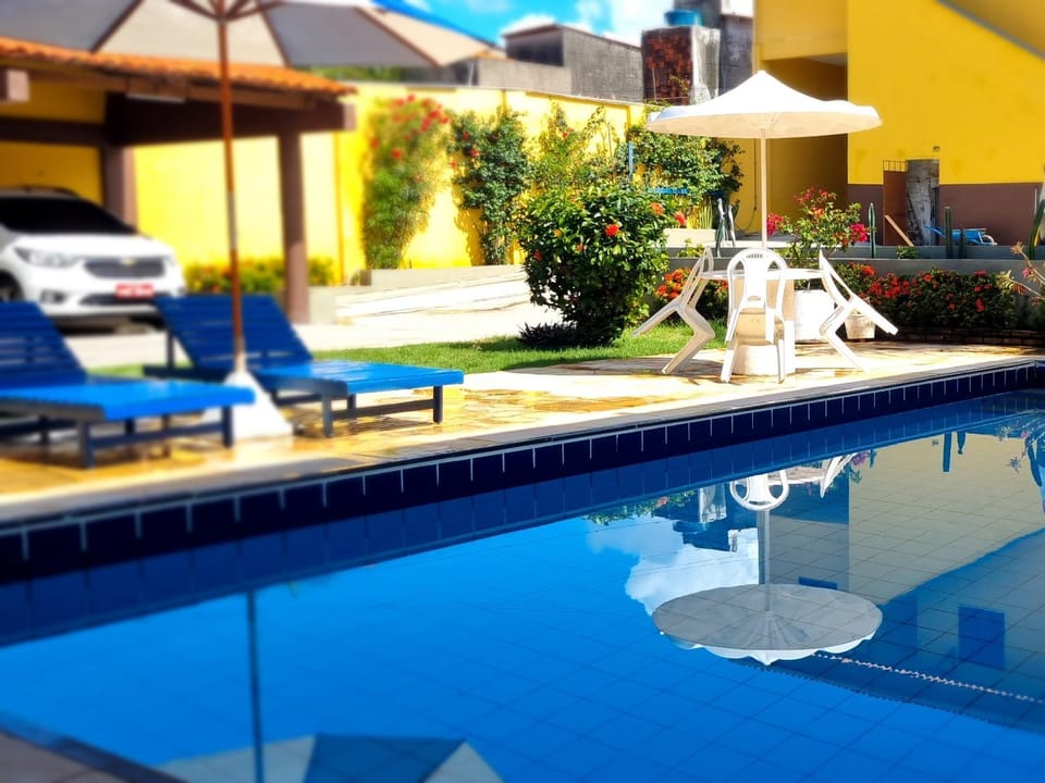 Patio, Pool view