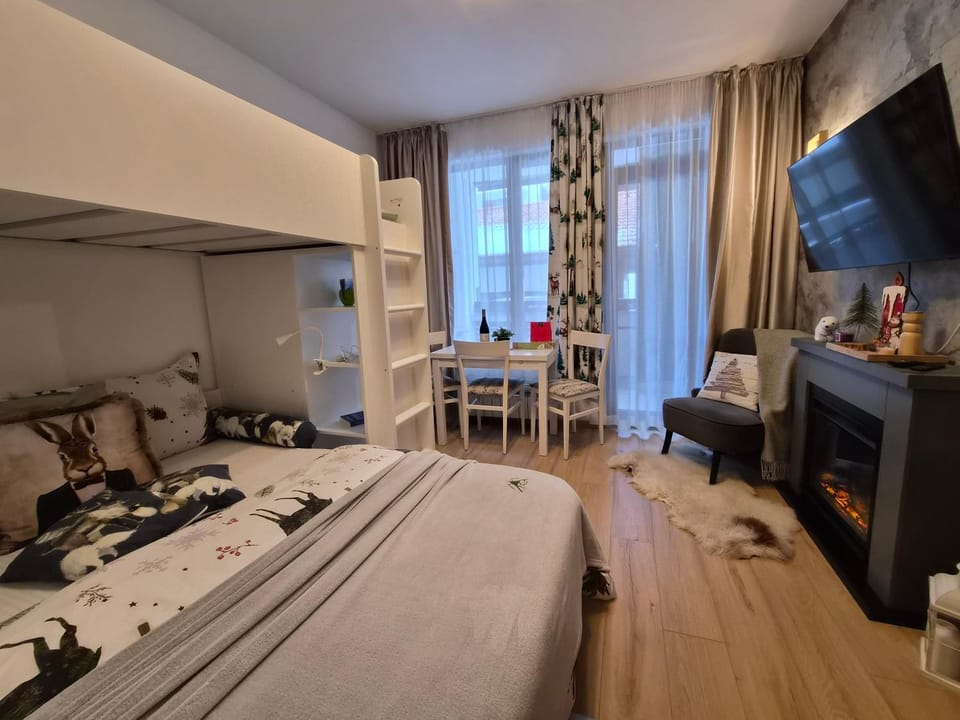 Communal lounge/ TV room, Bed, TV and multimedia