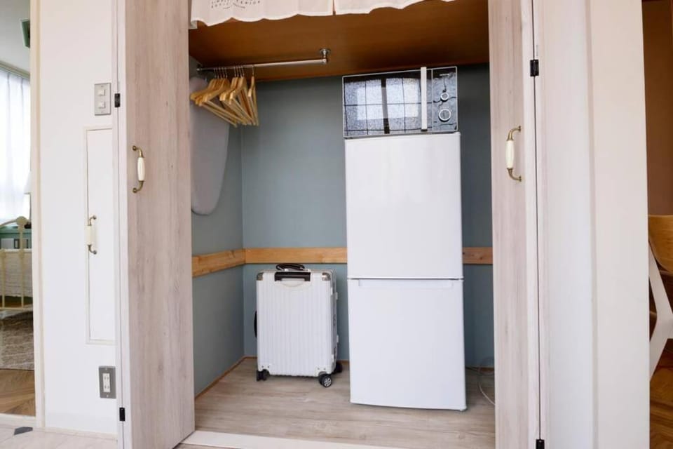 Kitchen or kitchenette, wardrobe
