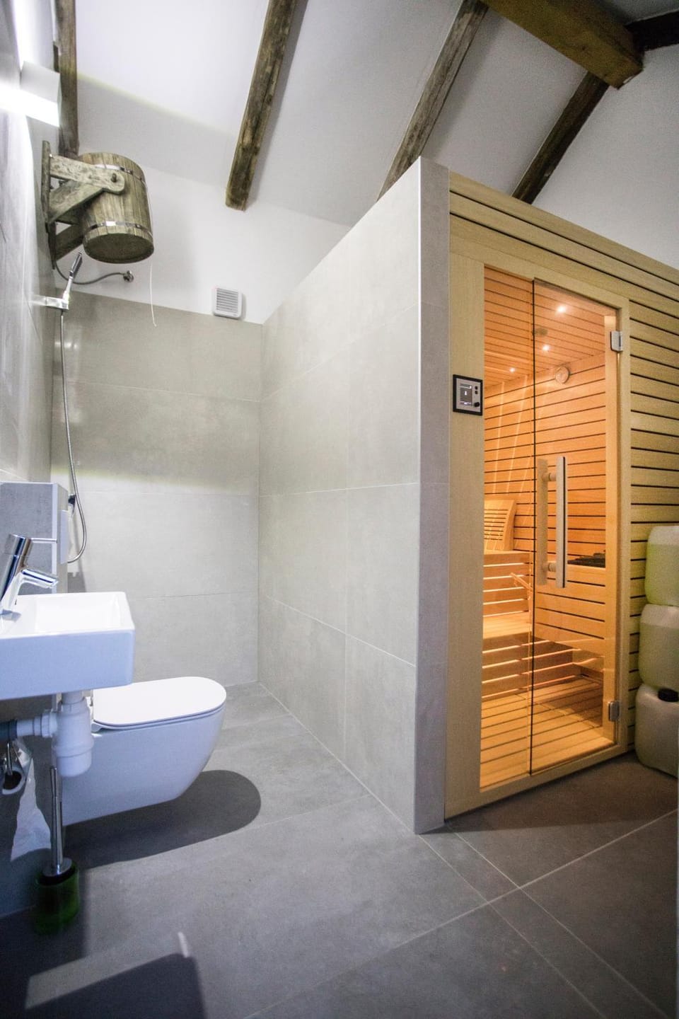 Shower, Sauna, Bathroom