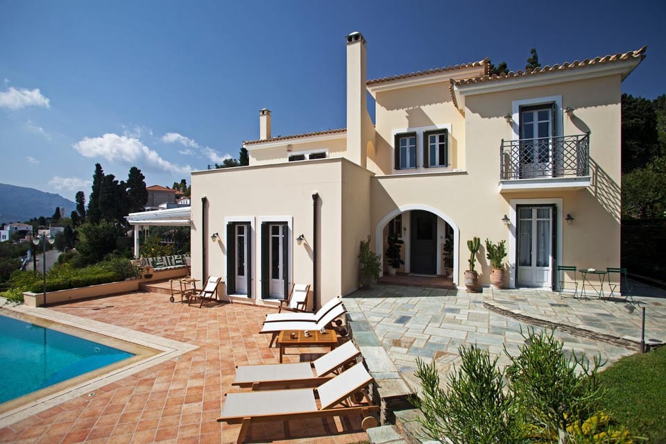 Hortensia Villa - Infinity Pool & Sea Views by Explore Andros Villa in Decentralized Administration of the Aegean