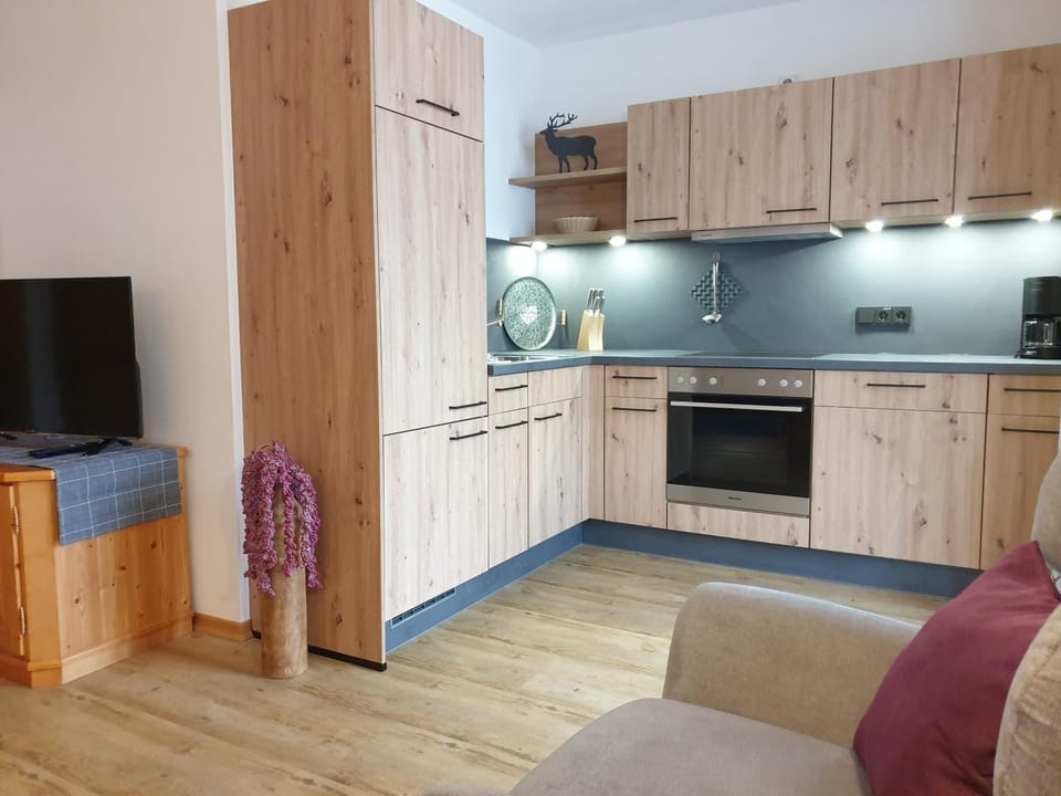 TV and multimedia, Kitchen or kitchenette, Living room, Seating area