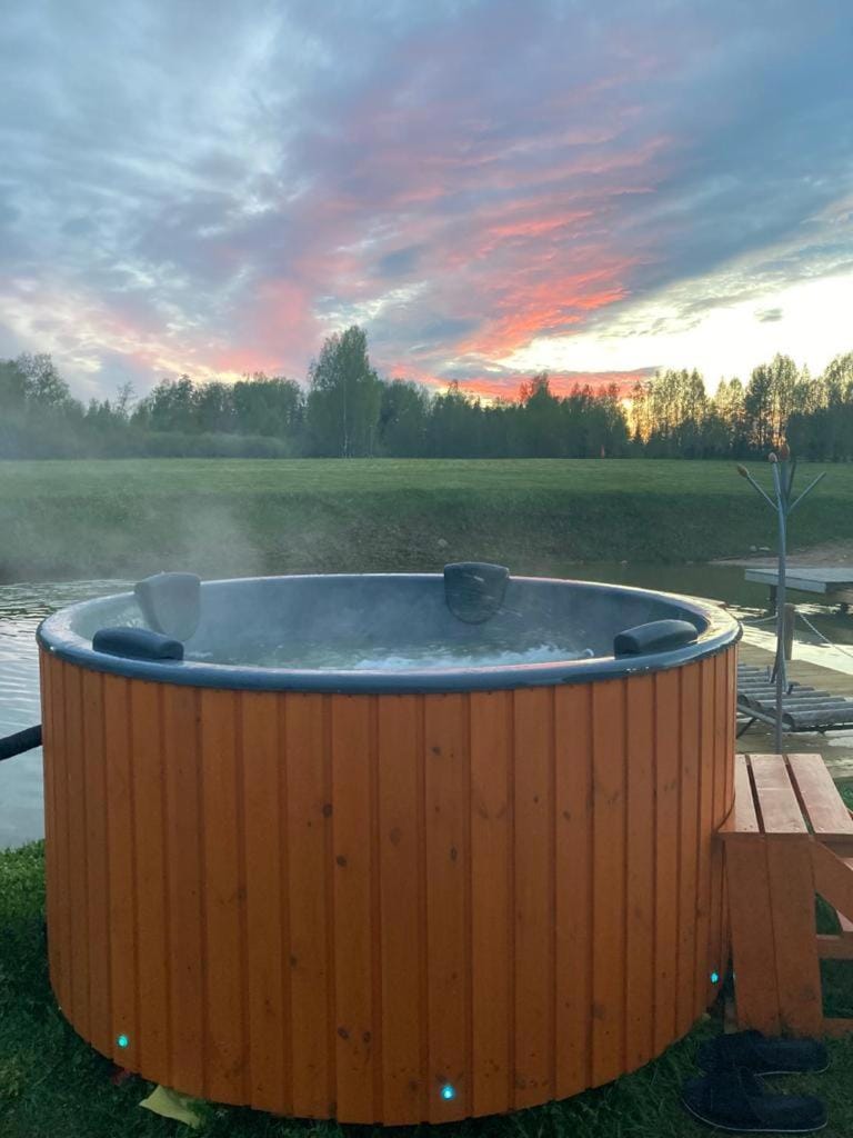 Hot Tub, Swimming pool, Sunset