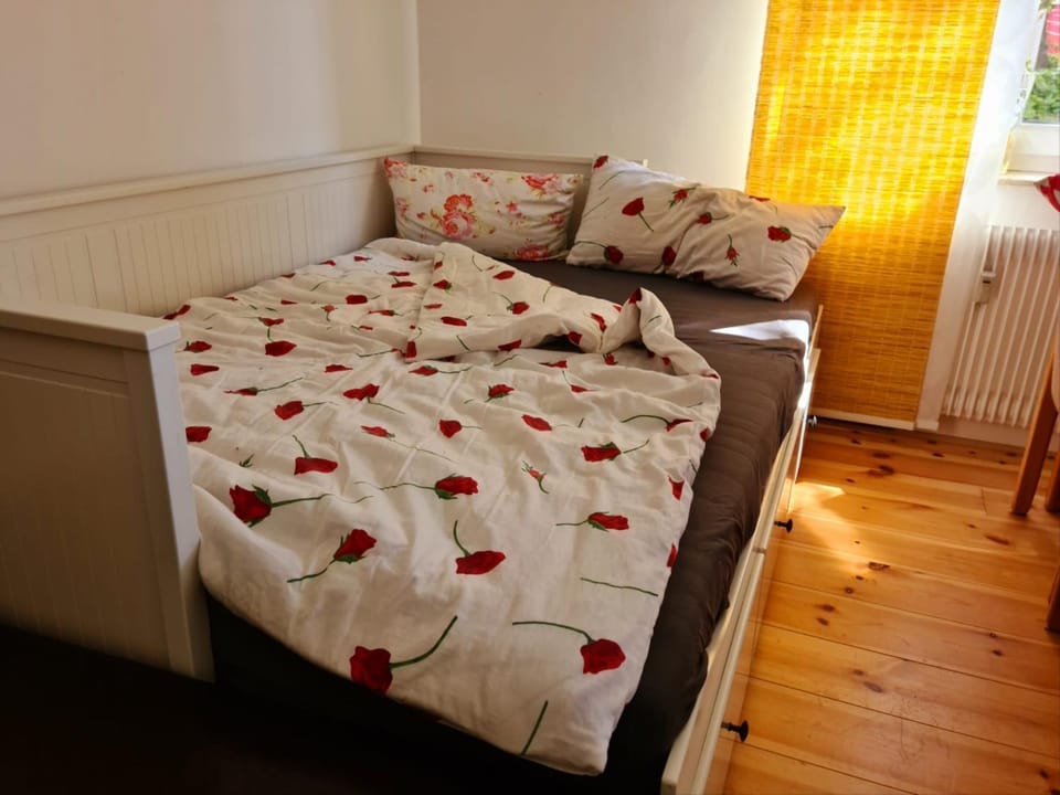 Nana-EG-80m2 sanierter Altbau-Parkplatz-kleiner Garten-WLAN-NETFLIX-2Zimmer-Küche-Dusche-Wanne-Waschmaschine Apartment in Oberhausen