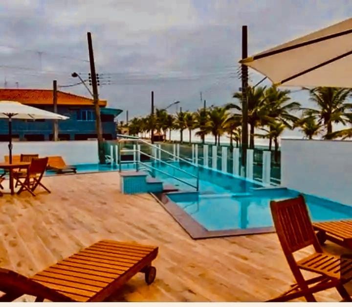 Mongaguá com vista para o Mar pé na areia Apartment in Itanhaém