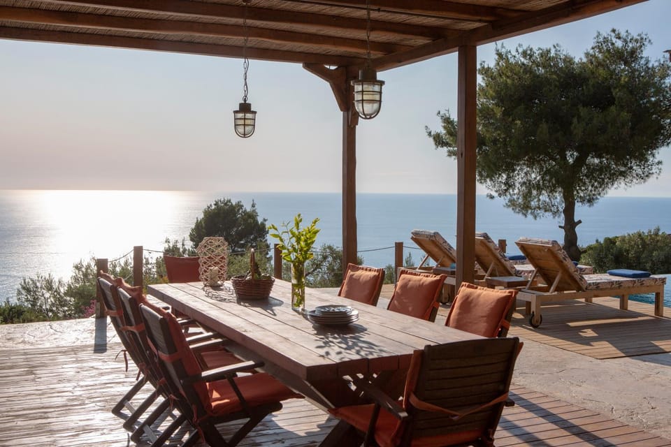 Villa Mirtes with breathtaking sea view,close to Porto Katsiki and Egremni Villa in Lefkada, Lefkada Municipality, Greece