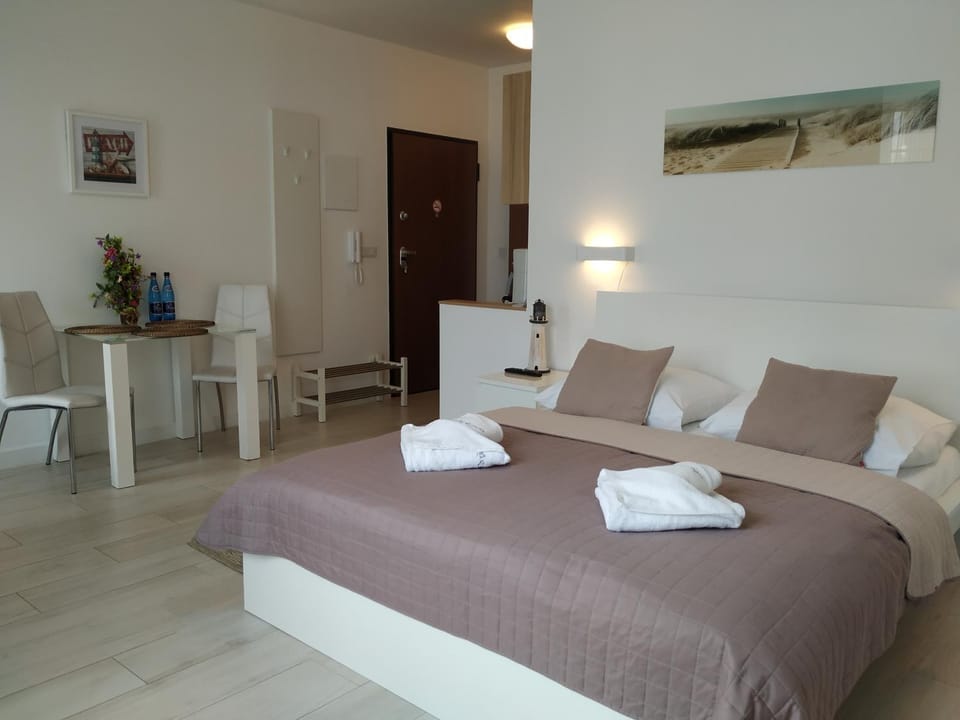 Bed, TV and multimedia, Living room, Seating area, Bedroom