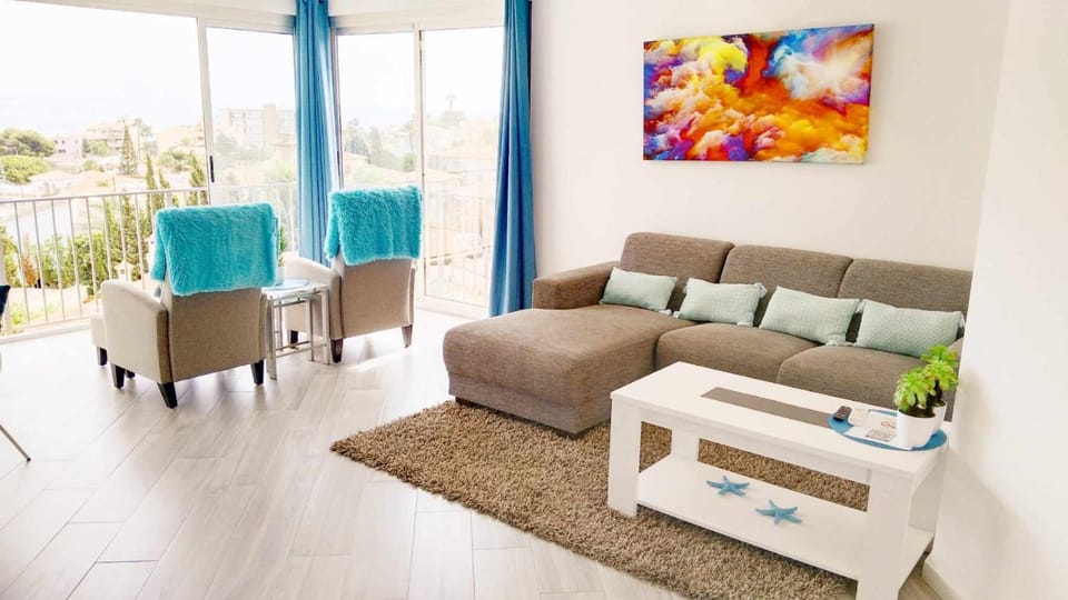 View (from property/room), Balcony/Terrace, Living room, Seating area, Garden view, Garden view, Mountain view, Mountain view, Pool view, Pool view, Sea view, Sea view