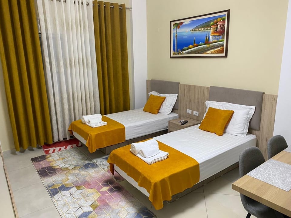 Bed, Living room, Photo of the whole room