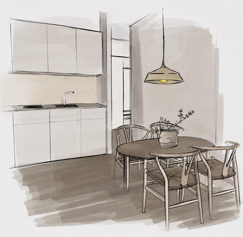 Kitchen or kitchenette