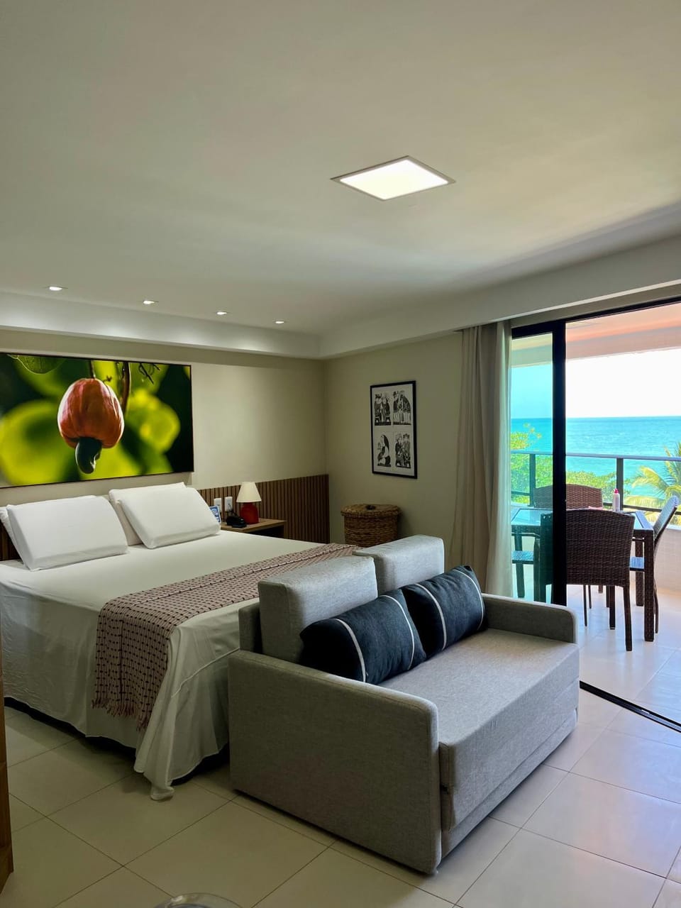 Bed, Photo of the whole room, Bedroom, Sea view