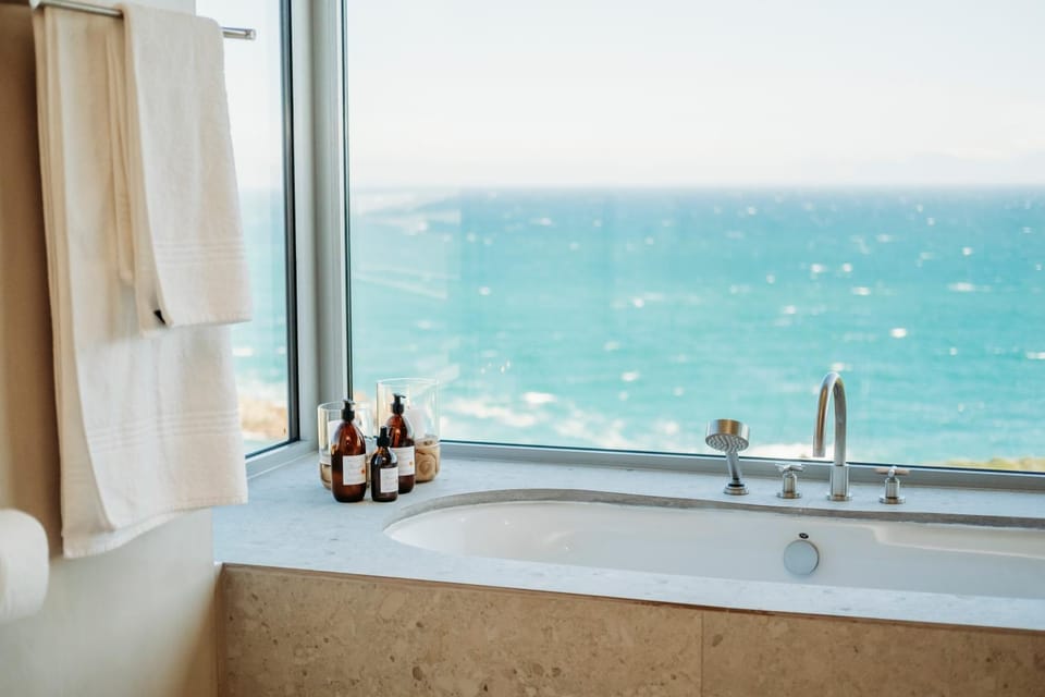 Bathroom, Sea view, Bath
