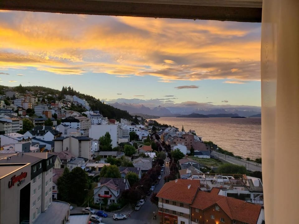 City view, Street view, Sunset