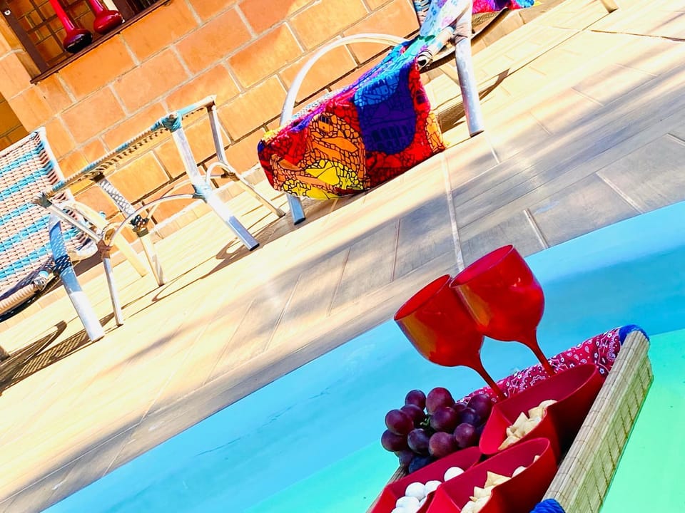 Pool view, Swimming pool, sunbed