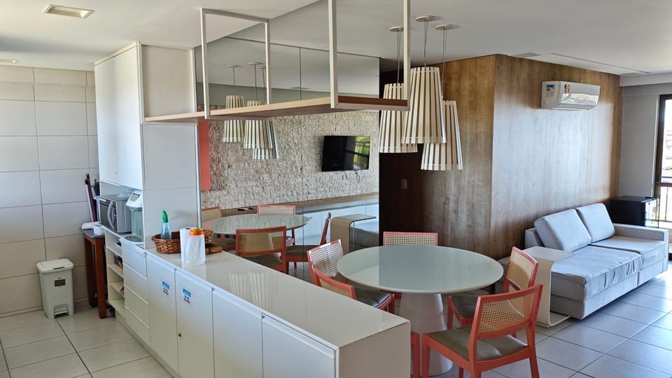 Living room, Communal kitchen