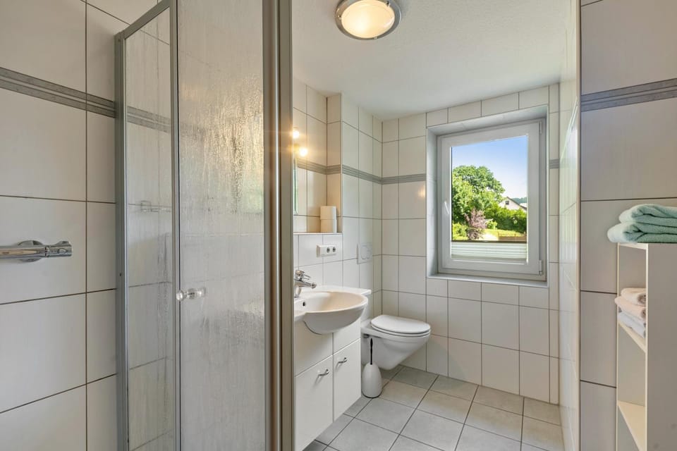 Bathroom, Living room