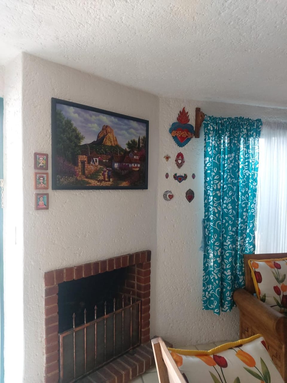 Decorative detail, fireplace