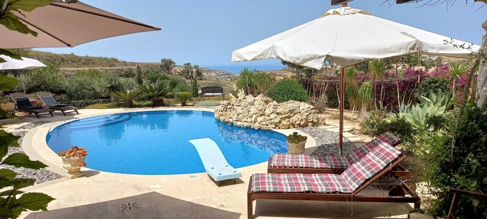 Garden, Balcony/Terrace, Pool view, Sea view, Swimming pool