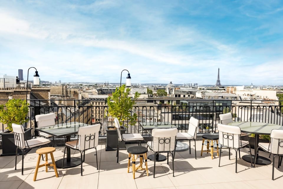 Patio, View (from property/room), City view, Landmark view