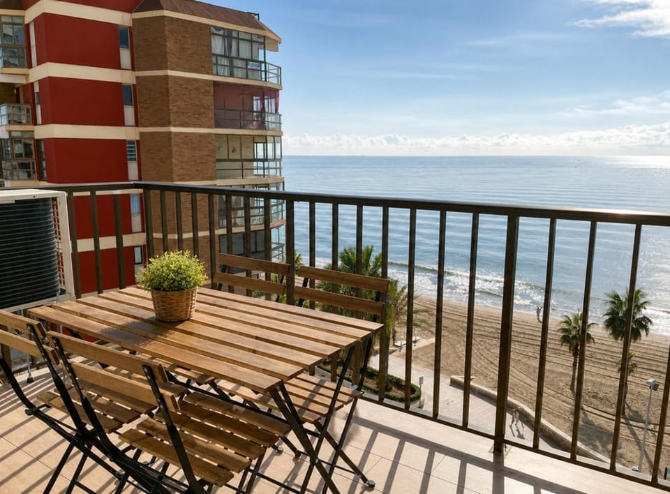 Patio, Day, View (from property/room), Balcony/Terrace, Beach, Sea view, Sunrise