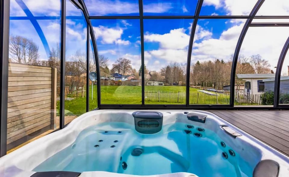 Summer, Garden, Hot Tub, Balcony/Terrace, Garden view