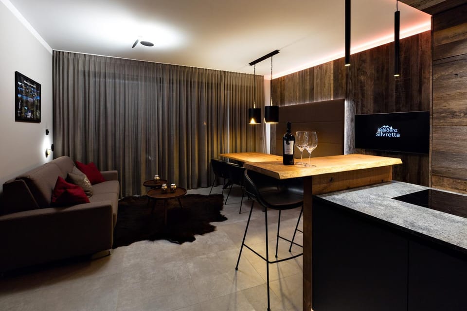 Das luxuriöse alpine Apartment in der Residenz Silvretta Apartment in Trentino-South Tyrol