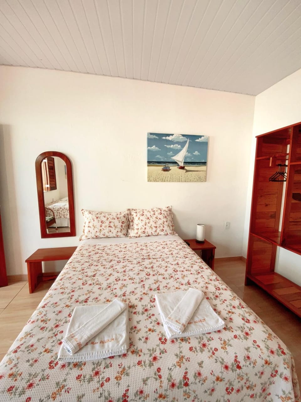 Bed, Photo of the whole room, Bedroom, towels, wardrobe