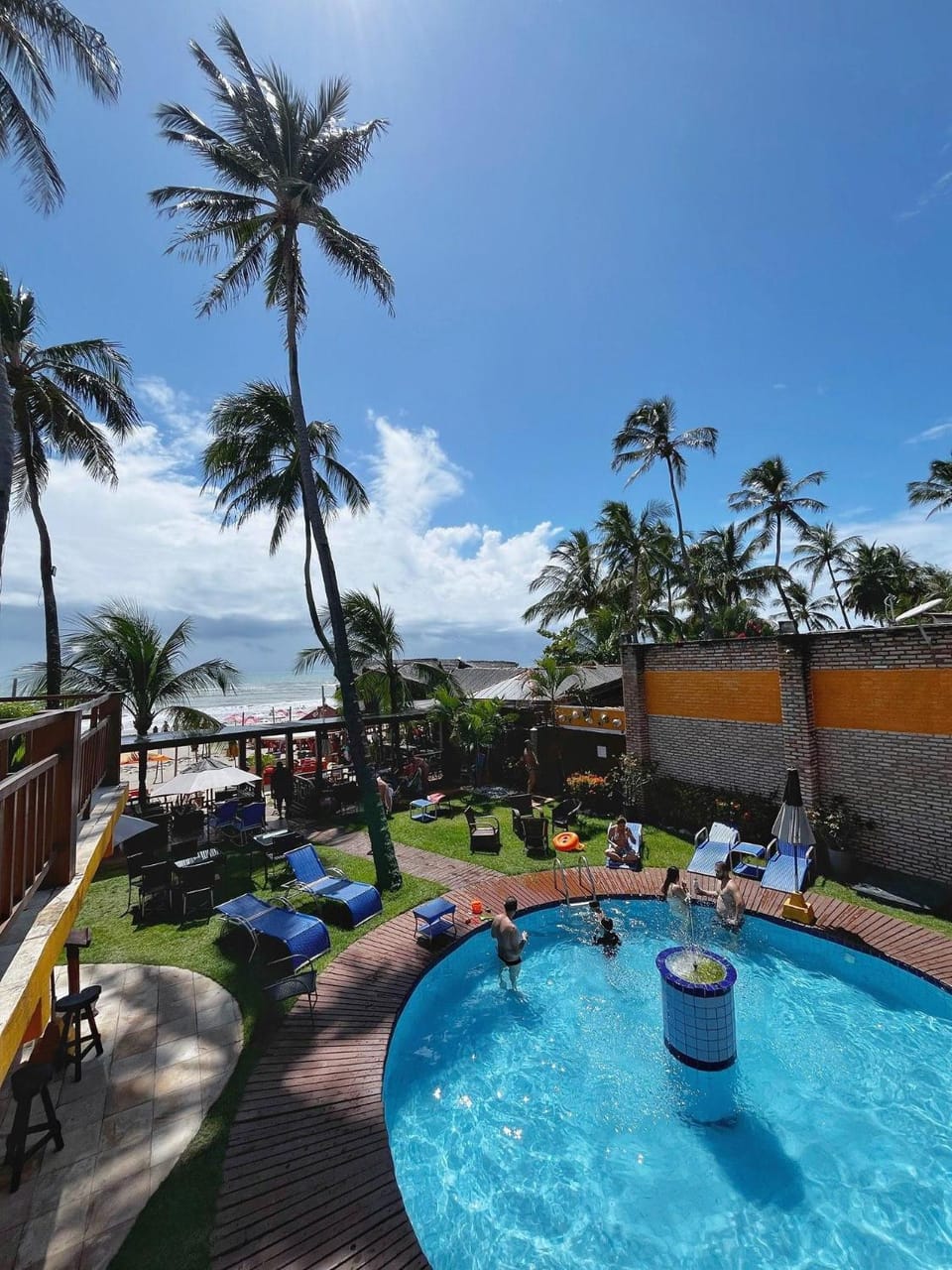 Natural landscape, Pool view, Swimming pool, sunbed