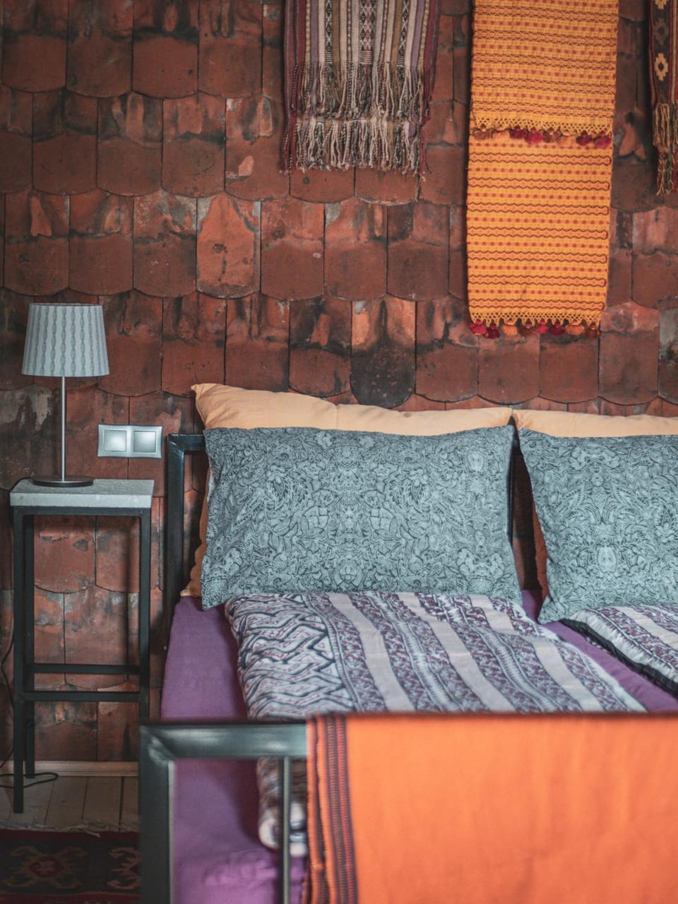 Bed, Decorative detail, Bedroom