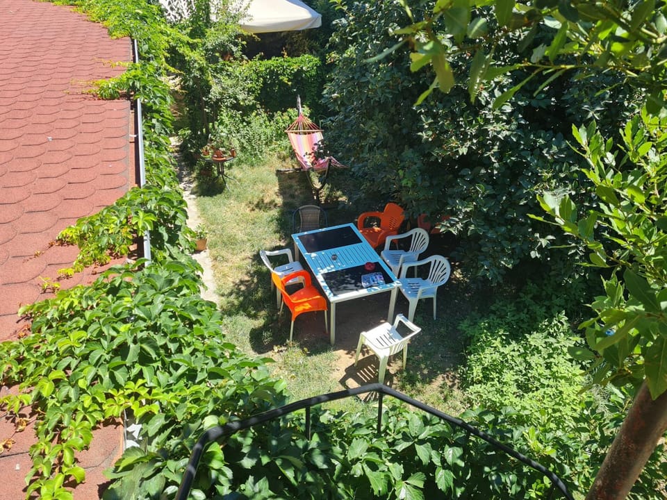Patio, Bird's eye view, Garden