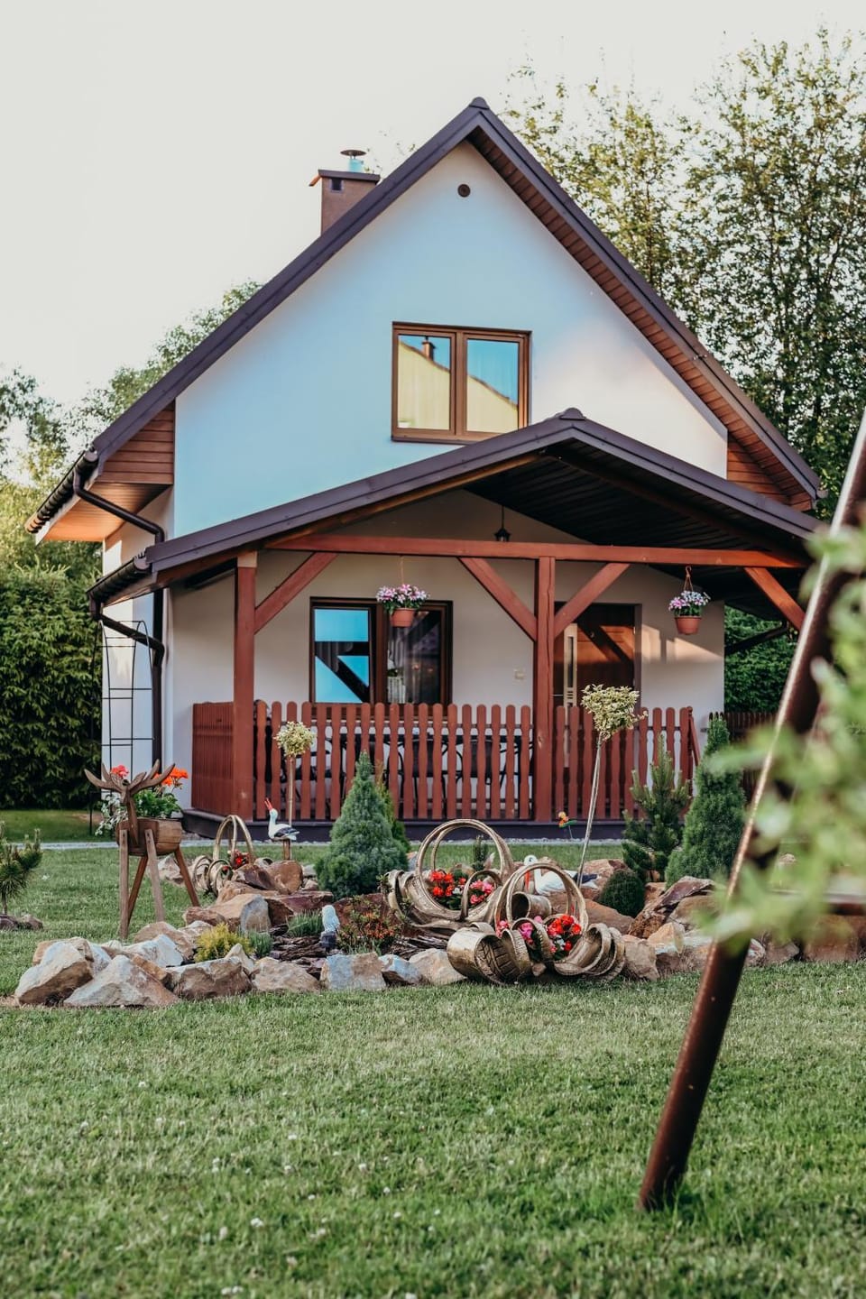 Property building, Garden view