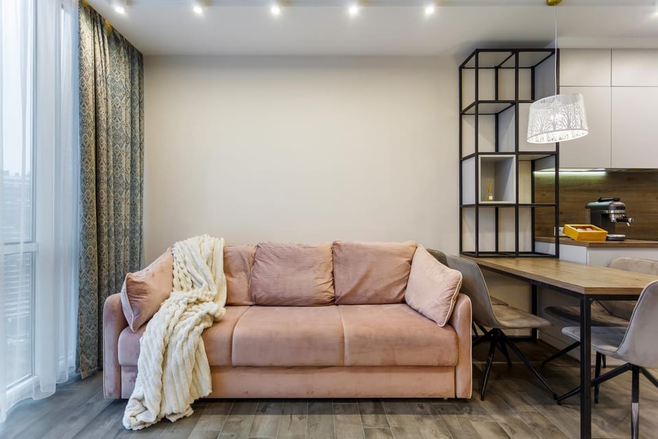 Living room, Seating area, Dining area
