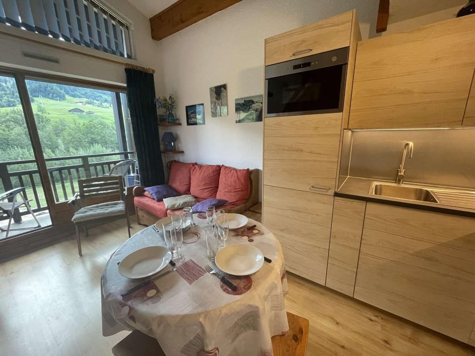 Appartement 2 pièces à Praz-sur-Arly - 5 personnes, proche des pistes, animaux acceptés, parking - FR-1-603-13 Apartment in Megève