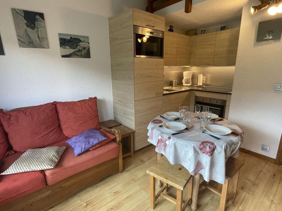 Appartement 2 pièces à Praz-sur-Arly - 5 personnes, proche des pistes, animaux acceptés, parking - FR-1-603-13 Apartment in Megève