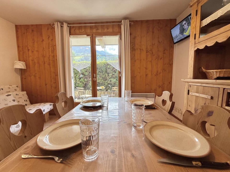 Charmant Studio Cabine à Praz-Sur-Arly, Ideal Pour 4 avec Parking, Proche Village et Remontées - FR-1-603-17 Cabin in Megève