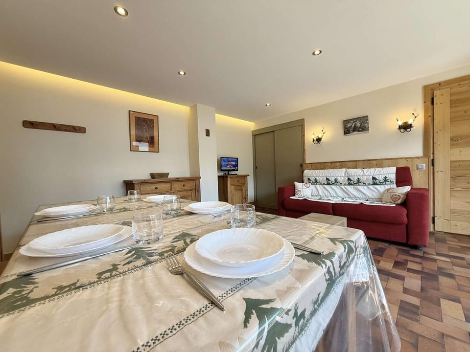 Appartement cosy au cœur de Praz-Sur-Arly - 5 pers, proche centre et pistes, parking et casier ski - FR-1-603-35 Apartment in Megève