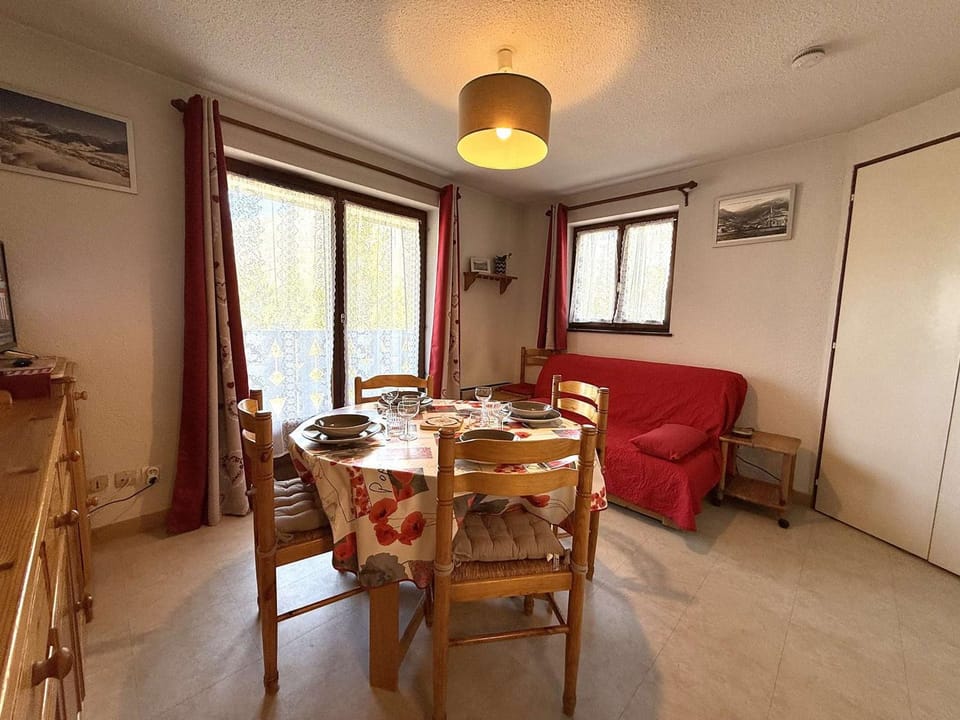Charmant 2P Cabine à Praz-sur-Arly - Ski, Balcon, Parking, 4 Pers - FR-1-603-39 Cabin in Haute-Savoie