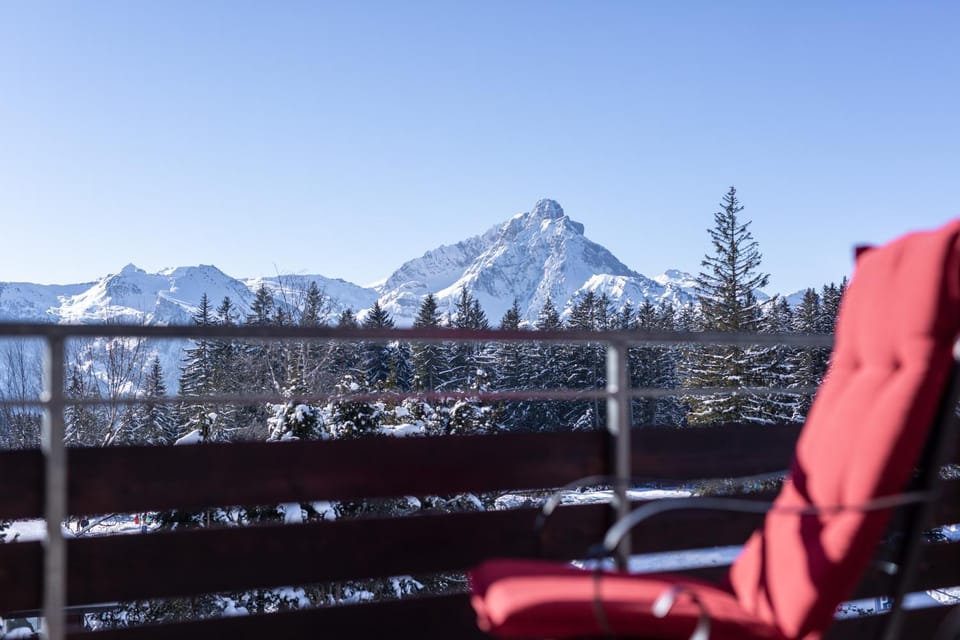 Natural landscape, Winter, Balcony/Terrace, Balcony/Terrace, Mountain view