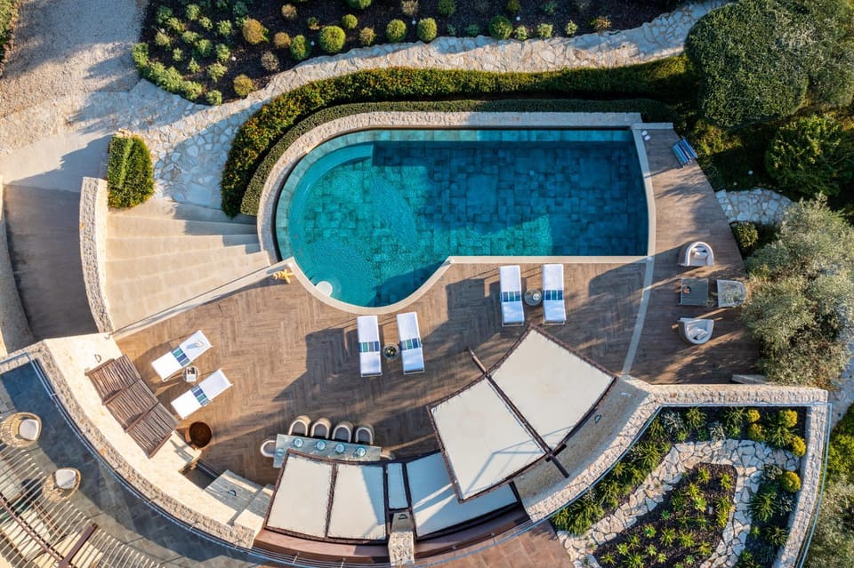 The Olive Retreat Villa pool treehouse sleeps 10 Villa in Messenia
