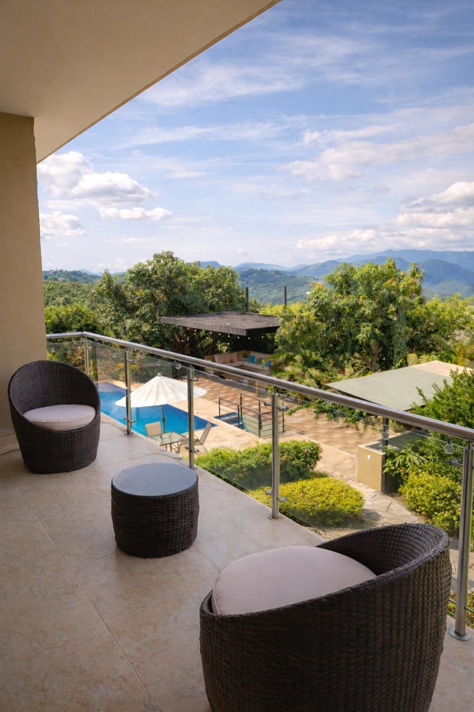 Day, Natural landscape, Balcony/Terrace, Mountain view