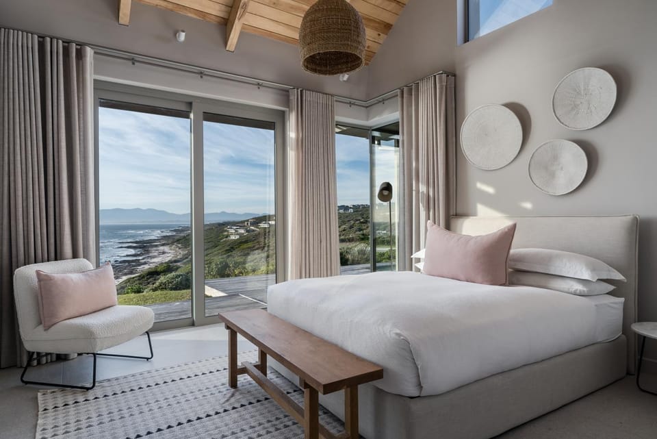 Bed, Natural landscape, Seating area, Bedroom, Mountain view, Sea view