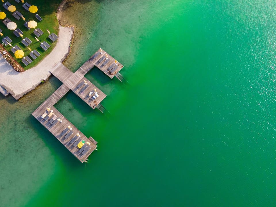 Natural landscape, Bird's eye view, Lake view