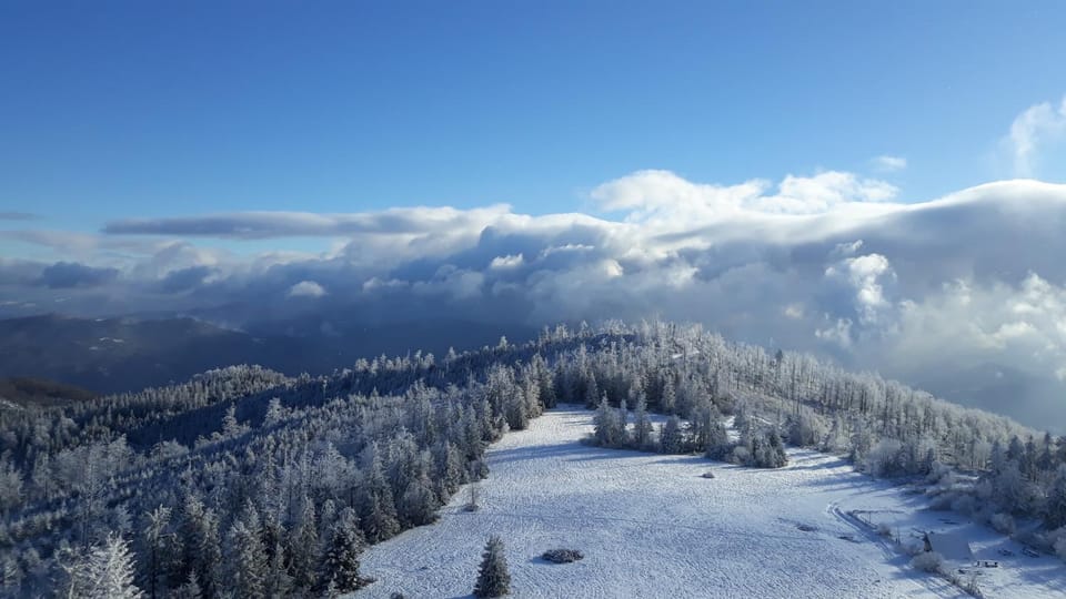 Winter, Mountain view