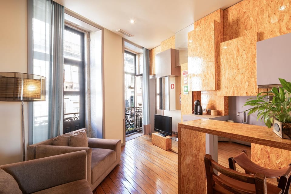 Kitchen or kitchenette, Living room, Dining area